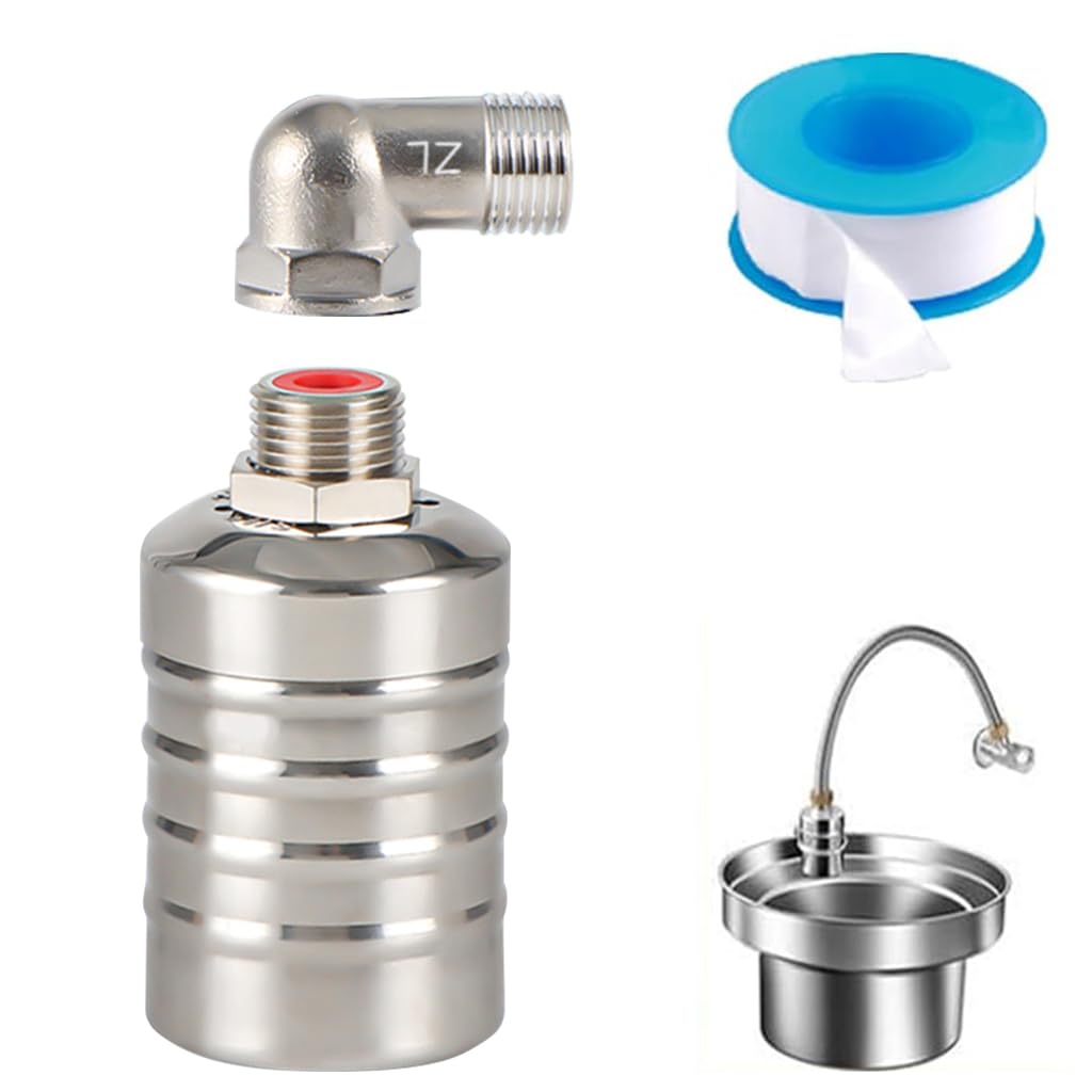 HASTHIP Float Valve for Water Tank, 1/2 HASTHIP Float Valve for Water Tank, 1/2